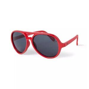 Janie and Jack Baby Boys Size 0-2 Years Aviator Sunglasses in Moto Red